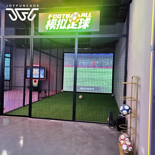 Interactive Football Sport Simulator for Indoor Arcade Entertainment