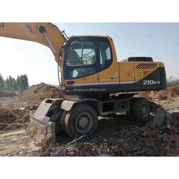 used high quality wheel excavator hyundai 210-7/second hand wheel excavator Hyundai 210-7 on sale