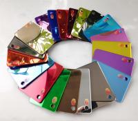 0.6mm-6mm personnalisable miroir feuille acrylique à sens unique décoratif grande taille