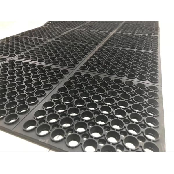 Rubber floor mat  Hotel kitchen rubber floor mat  Round hole rubber floor mat