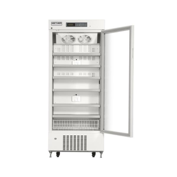 refrigerador vacinal da farmácia da clínica 415L com a porta de vidro caloroso