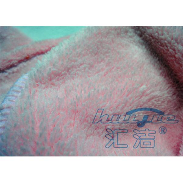 Pink Hair Drying Tuban Microfiber Bath Towels, 80% Polyester Easy Cleaning