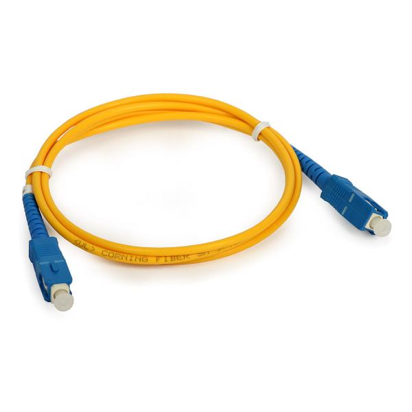 Telecommunication Fiber Optic Printer Jumper with SC-SC Connectors and Tail Cable