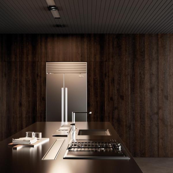 Smart Complete Set Armários de Melamina Fornecedores de Madeira Personalizada Despensa Armazém de Cozinha de Design Moderno Villa