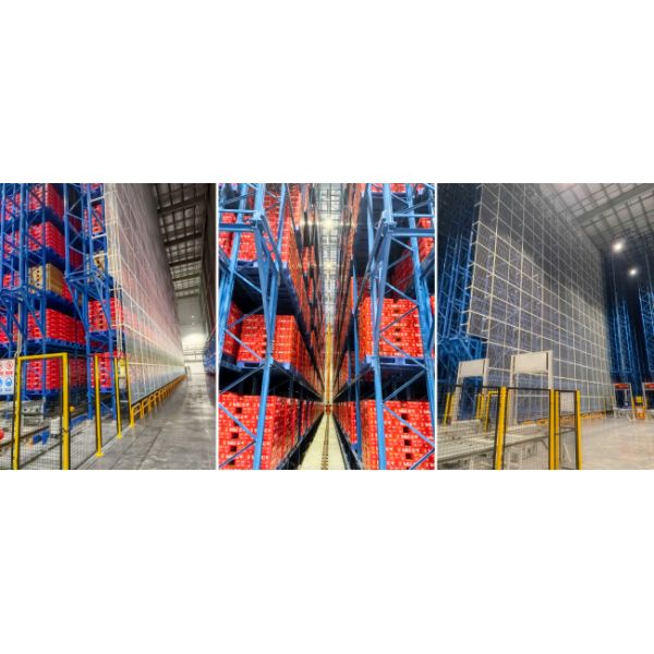 Double Deep pallet Stacker Crane ASRS, Floor Supported SRM(Storage Retrieval Machine), Automatic Storage And Retrieval System,Room Temperature Warehouse and Cold Storage