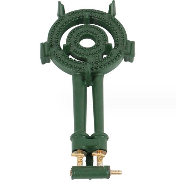 Factory Direct C30 Outdoor Stove Portable Cast Iron Stove Gas Cooker Barbecue Stove LPG Gas Double Ring