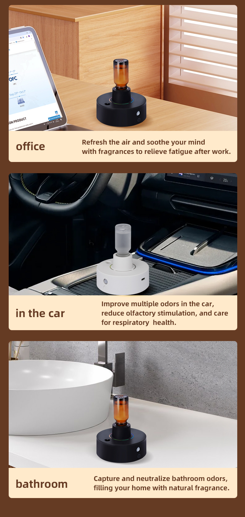 Automatic Activation Waterless Portable Professional Commercial Luxury  Air Freshener Perfume Oil Machine Scent Aroma Diffuser