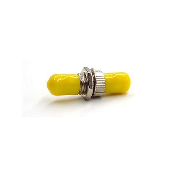 Singlemode Simplex Fiber Optic Accessories  St To St Fiber Coupler Plastic Housing