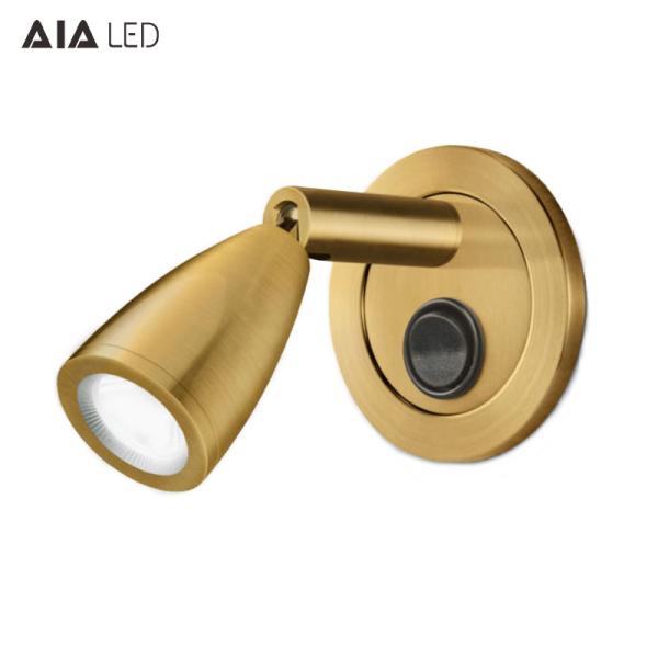 Surface mounted hotel 3W pulldown led bed wall lamp for bedroom accordion wall lamp for bedside