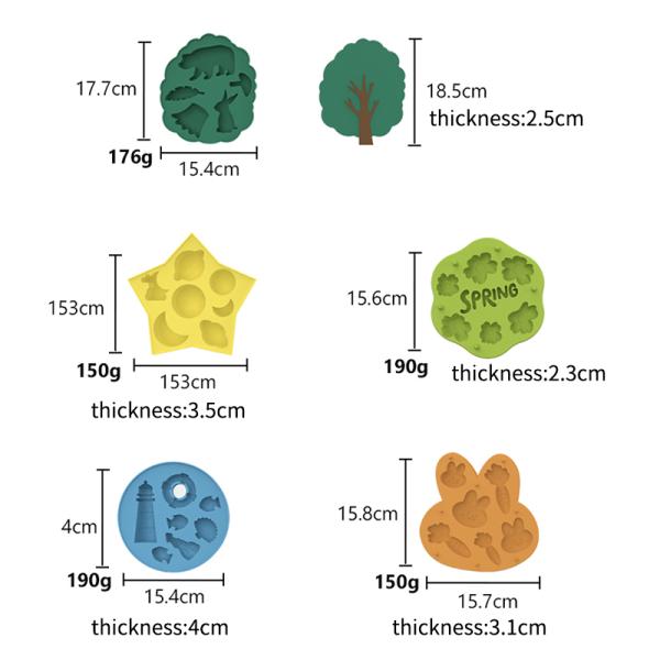 Silicone Baby Fruit Food Feeder Tray Container Ice Cube Tray Maker for Homemade Baby Food Breastmilk Teething Popsicle Mold