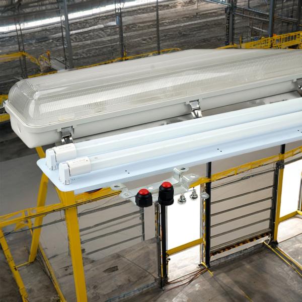 36W Twin-legged LED Tube All Plastic Explosion-Proof Anti-corrosion Fluorescent Light Fittings