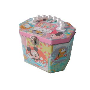 Octagonal Gift Tin Cans