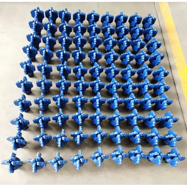  Drag Drill Bit 3 Blade Wing Step Face Carbide For Mining Quarry Rock Drilling Drag Rock Drill Blade Bit