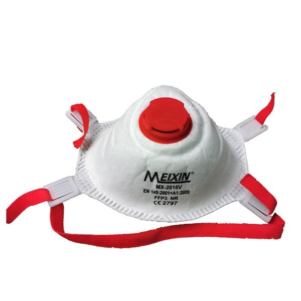 Anti Dust Head Strap Type FFP3 Face Mask With Valve
