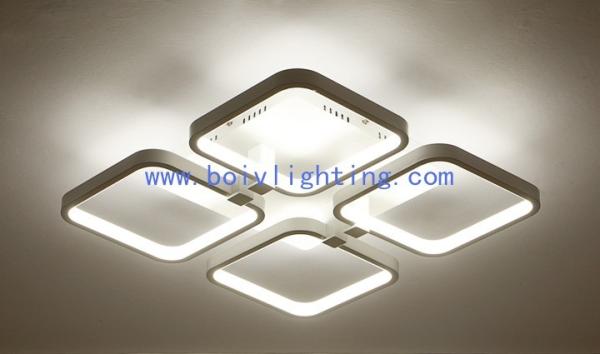 Acrylic Cover Materal Remote  Control  LED Ceiling  Light  LED Lamp White Aluminum
