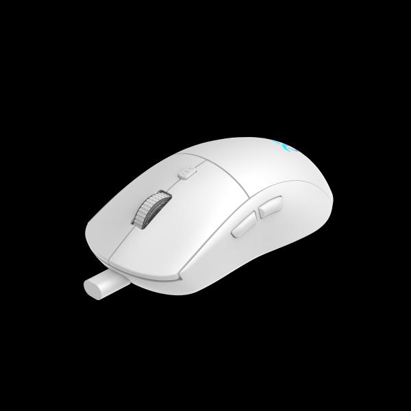 6 Keys Ergonomic Wireless Mouse QX3218 Chip 5 Speed Adjustable DPI Non-illuminated & Breathing Light Optional