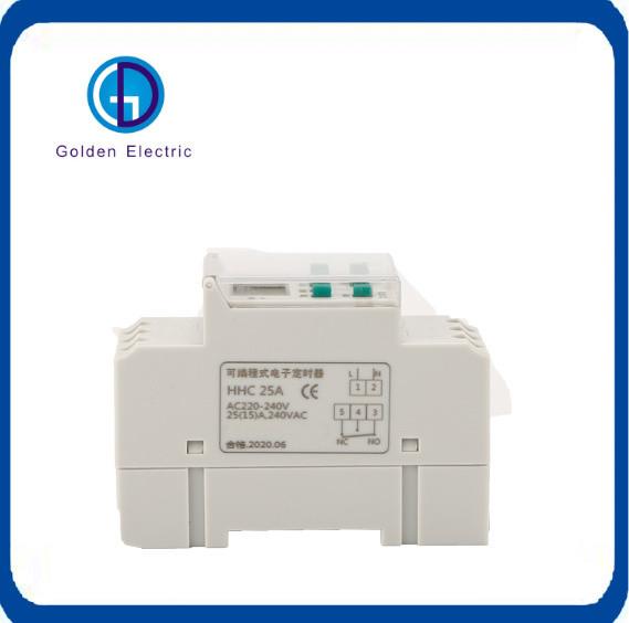 Interruptor de temporizador programável de 48V Hhc 25A Interruptor de atraso de tempo de controle de microcomputador feito sob medida