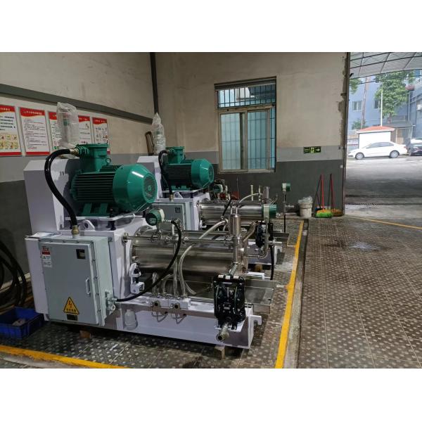 SC Wet Grinding Bead Mill Machine Agricultural Pesticide With 50 /100 Liters Chamber