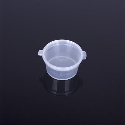 Bandeja plástica descartável transparente do alimento 300ml de 117*40mm