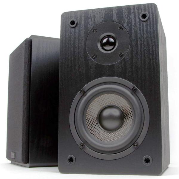 Bluetooth Wooden Bookshelf Speakers 4 Inch Wireless Studio Monitor Loudspeakers