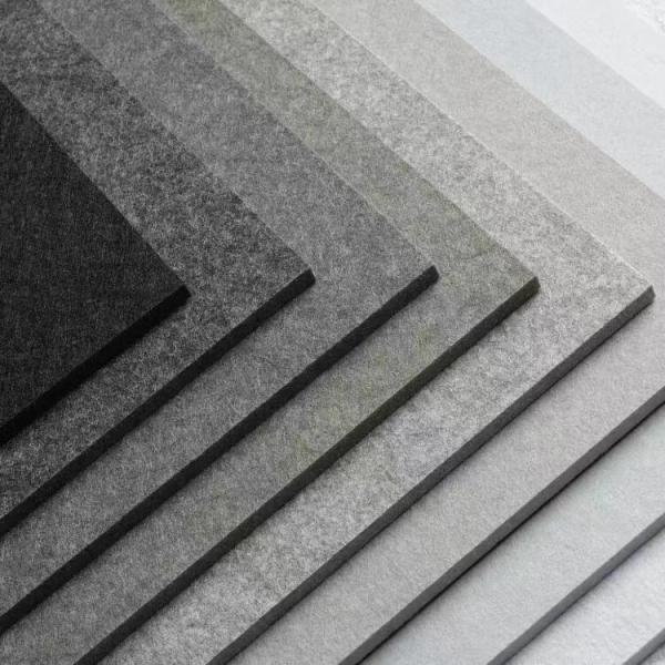 Excellent Heat Insulation 9mm Pet Felt Acoustic Panel 1-3kg Per Square Meter