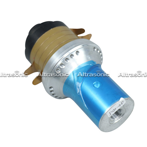 20K 1500W High Frequency Ultrasonic Transducer Plastic Welding 50mm Ceramic Diameter