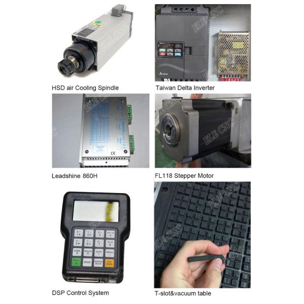 Wood Cutting Desktop Cnc Engraving Machine , 5.5KW Aluminum / Acrylic  Engraving Machine