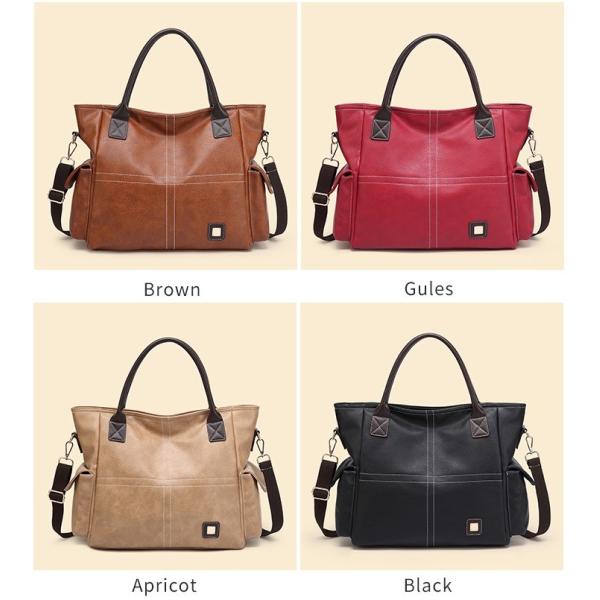 Large Single Strap Genuine Leather Satchel Handbags Purse Womens