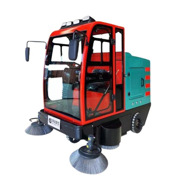 Pure Electric Industrial Road Sweeper Electric Street Sweeper Floor Ride On Sweeping Machine