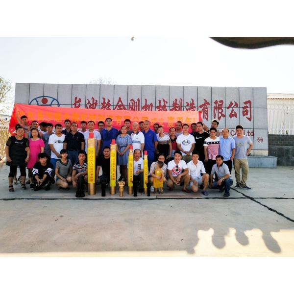 Spray-Paint DTH Drill Bit DHD350 for Down The Hole Hammer Manufacturing Process Forging