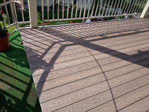 As placas de plataforma compostas de WPC para o decking do jardim do decking do