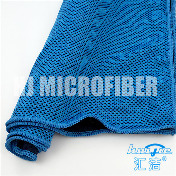100% Polyester microfiber Cleaning Cloth 40*60cm sport square cooling towel
