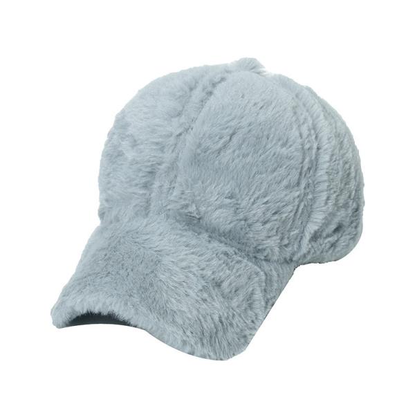 Winter warm rabbit hair baseball cap Outdoor thickened solid color casual plush cap