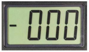 White 6 O′ Clock Segment LCD Display Panel 29 Pins Reflective LCD Display