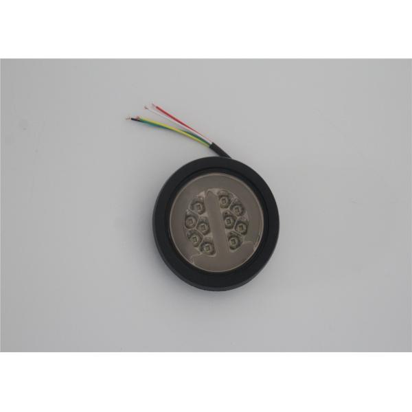 4 inches 16-LED Round Truck Tail Light /Tail light 12-24V/24V amber color waterpfoor IP65