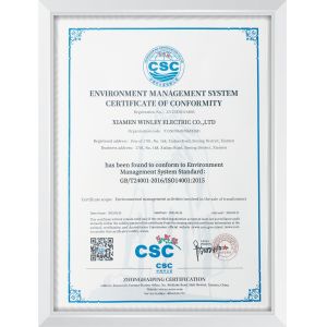 Xiamen Winley Electric Co.,Ltd Сертификации