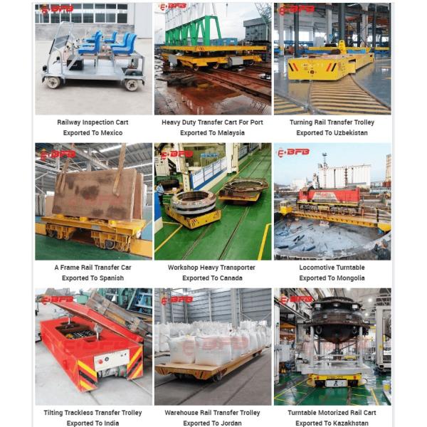 Стальной автомобиль переноса рельса бака шлака для жидкой стальной регуляции