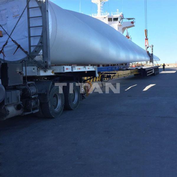 56m Wind Blade Trailer TITAN Wind Turbine Blade Trailer for Windmill Turbine Blade Transport