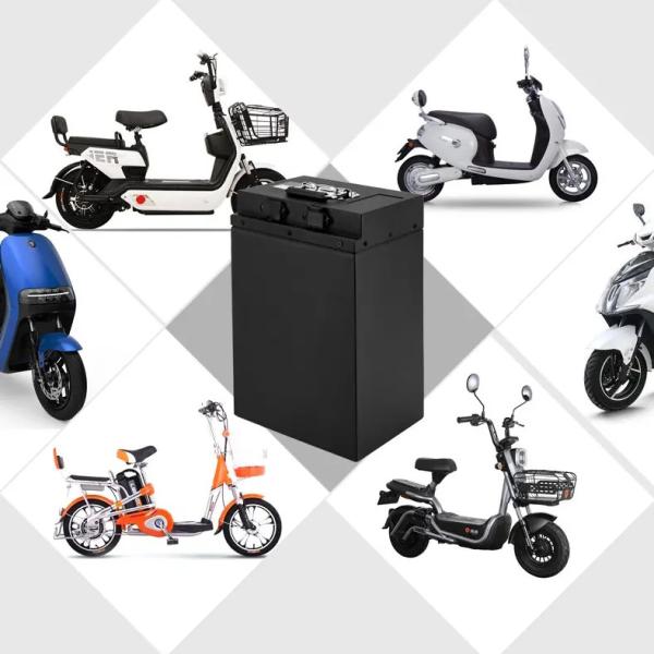 Piles au lithium LiFePO4 OEM ODM 24V 36V 48V 24AH 40AH 80AH Piles au lithium pour motocyclettes électriques / vélos électriques / scooters électriques