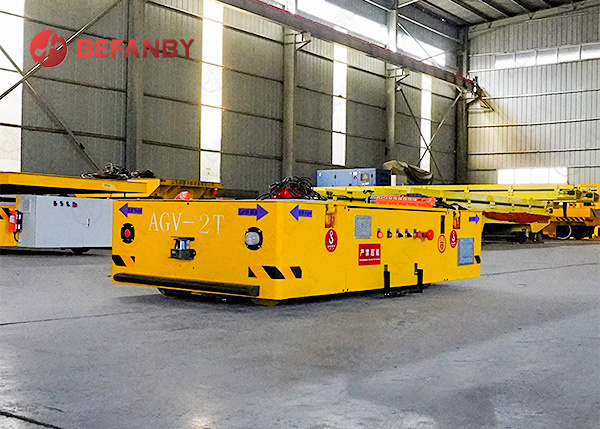 Professional AGV Trackless Transfer Cart with Intelligent Navigation and Customized Load Capacity Battery Operated