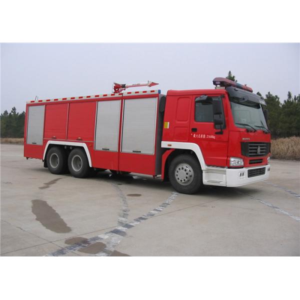 6x4 управляют 6 тележками цистерны с водой мест противопожарными с плосковерхней кабиной длины