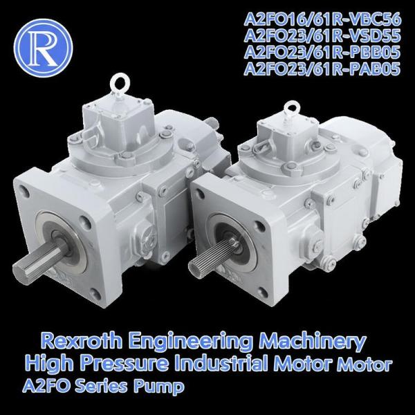 Rexroth A2FO Series Axial Piston Pump with Clockwise or Counter-clockwise Rotation Manual or Electro-hydraulic Control and Horizontal Shaft