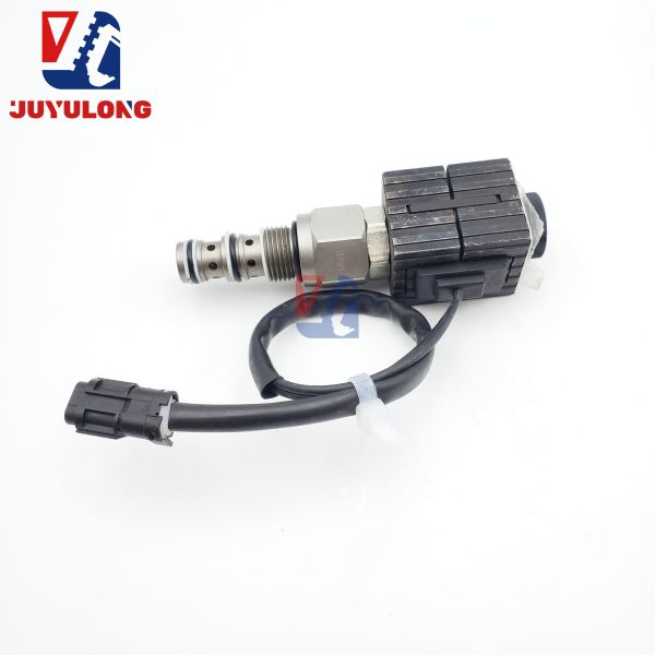 JUYULONG High Quality Pilot Safety Lock Rotary Solenoid Valve for Sany SY55/65/135/215-8 Construction Machinery Parts