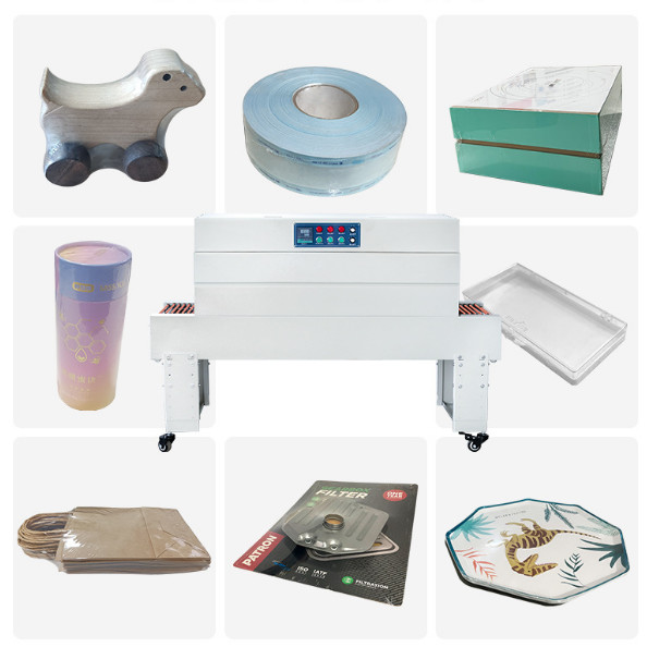 220v Automatic Heat Shrink Wrapping Machine 6KW Shrink Tunnel Packaging Machine