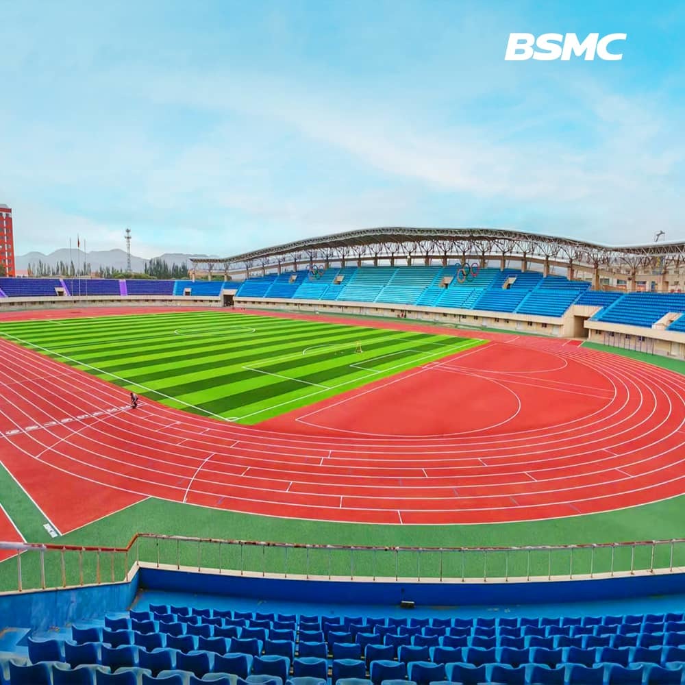 400m Standard 13mm Full PUR Running Track System World Athletics Certified Impermeable Sports Surface for Track & Field Stadium
