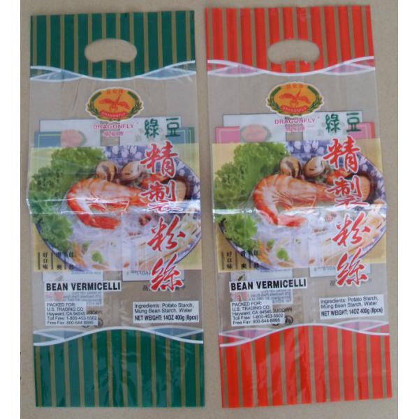 Glossy Printing Snack Bag Packaging Laminated Transparent Window