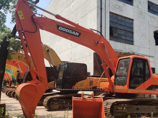 La Corée utilise une pelle excavatrice DH220LC pour l'exploitation minière