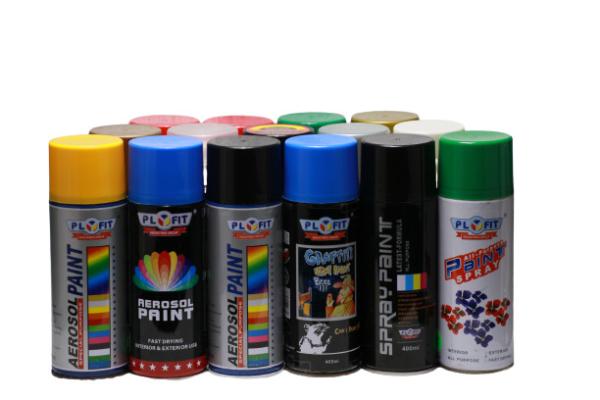 Le fer-blanc à haute brillance de séchage rapide de la peinture de jet d'aérosol 400ml 450ml peut OEM