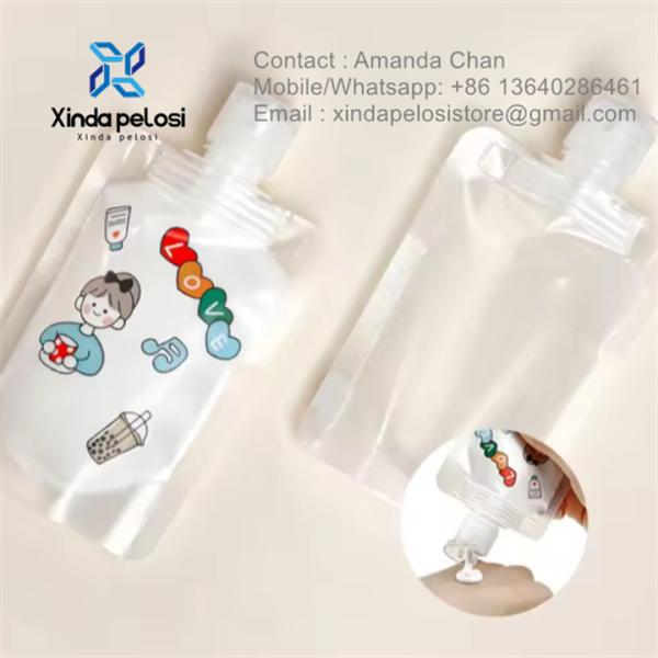 Fábrica de PE Material Flip Top Pour Spout Caps Spout Flip Cap Stand Up Pouch Flip Cap para venda