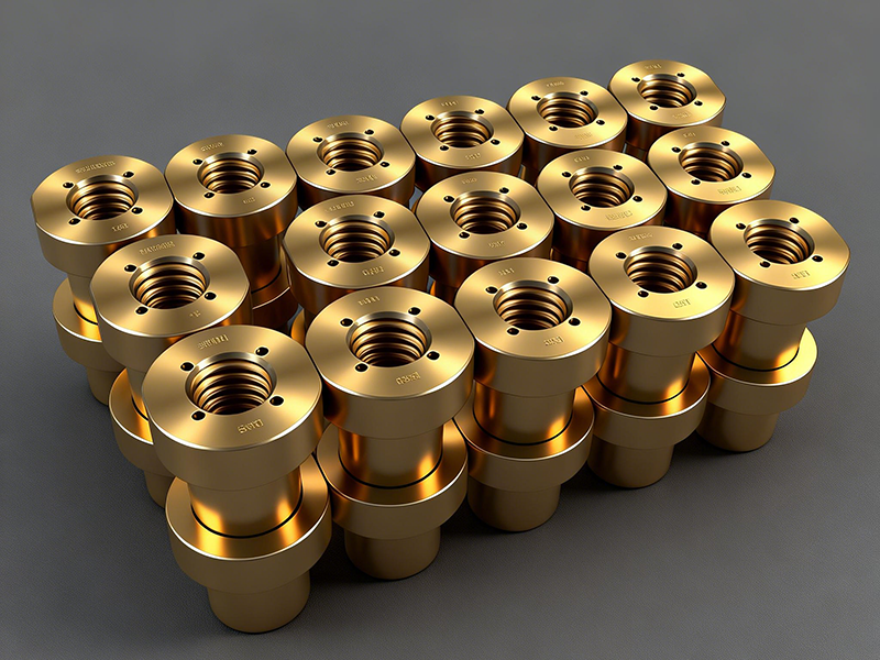 Tin Bronze Lead Screw Nut CNC Machine Threaded Transmission Trapezoidal Ball Components 4mm-20mm